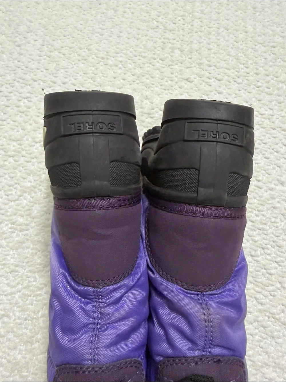 Sorel Storm Racer Waterproof Snow Boots Purple Black Kid’s Size 11